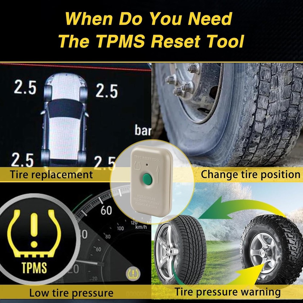TPMS Sensor Tool TPMS Relearn Tool Compatible with Ford Lincoln TPMS Reset Senso