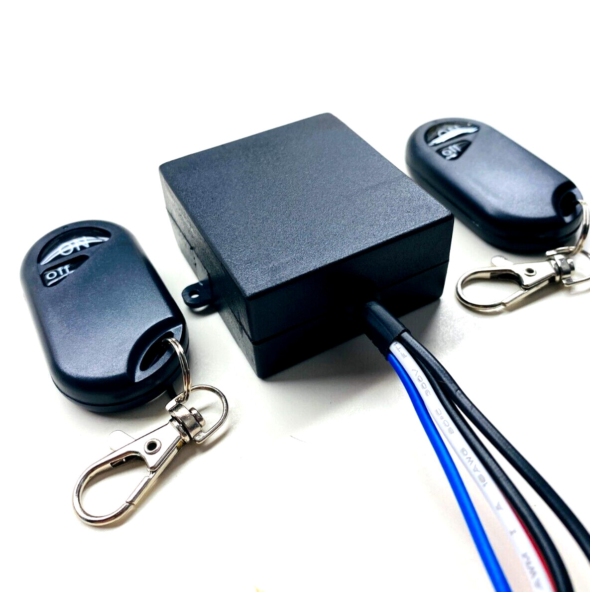 MSD 12V 15A 315mhz on off 2 remote control key fob 12V output relay switch RM100