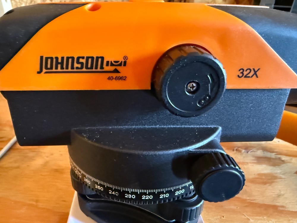 JOHNSON LEVEL 40-6962 Automatic Level,Optical,32X,450 ft. 6ZTN5