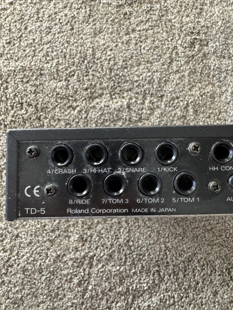 Roland Percussion Sound Module TD-5 Drum Trigger Unit Tested Japan