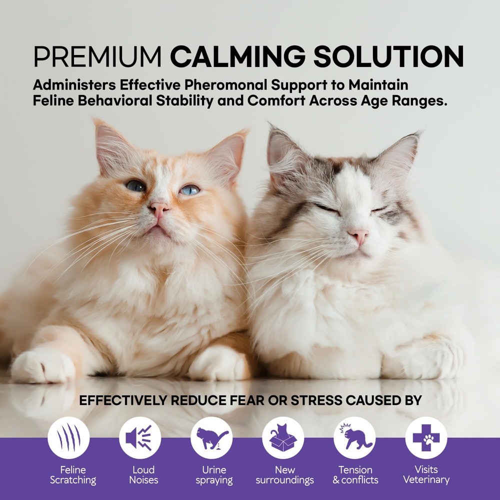 Cat Pheromones Calming Diffuser: 2 Diffusers & 2 Refills Top Value Kit – Cat ...