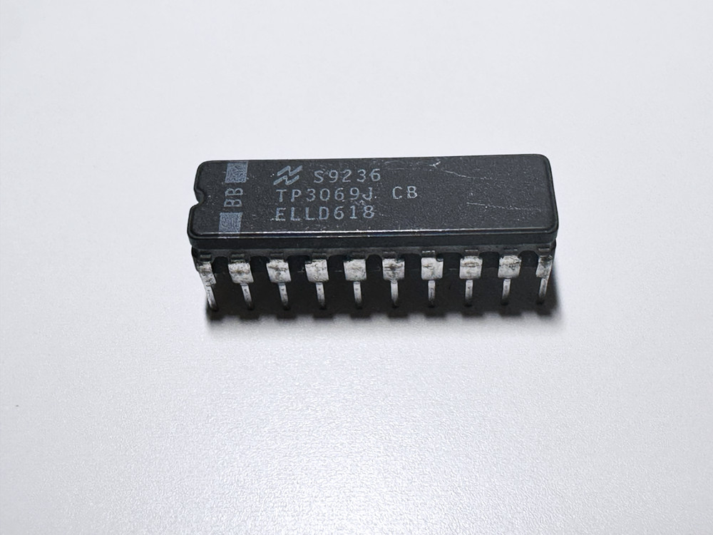 1X TP3069J NSC Enhanced Serial Interface CMOS CODEC Filter Combo A Law CDIP-20