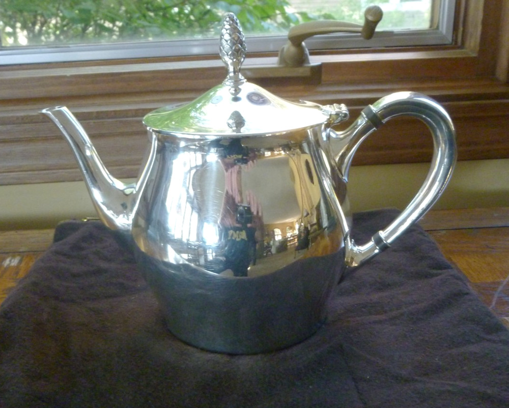 Gorham Paul Revere Silverplate Coffee & Tea Service 5 Piece Set