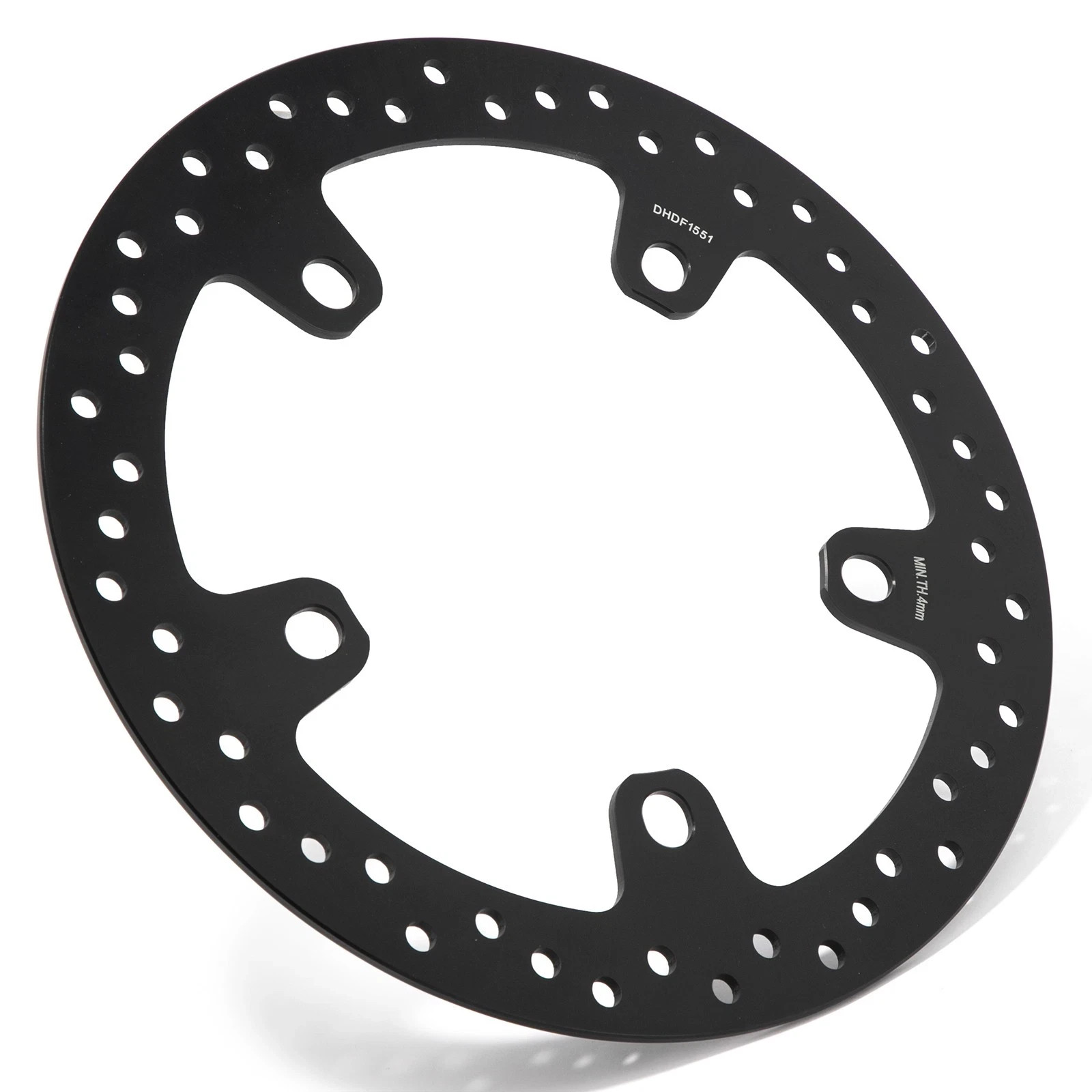 Black 12.6" Front Brake Rotor For Harley 2024 2025 Street Glide Road Glide FLTR