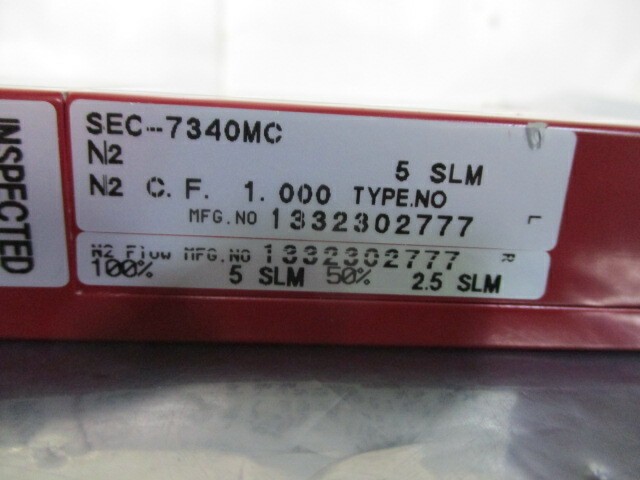 Horiba Stec, SEC-7340M, Mass Flow Controller, 5 SLM N2, 421973