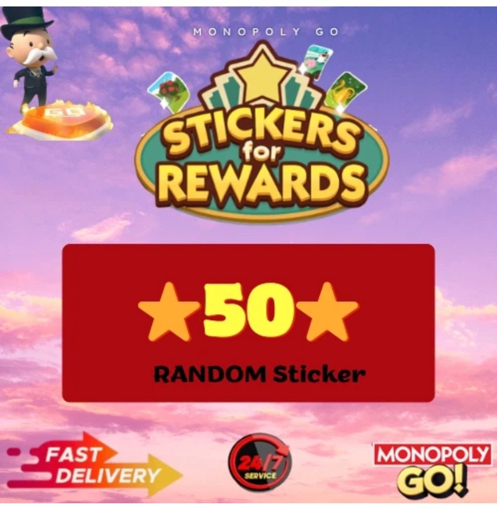 MONOPOLY GO - 50 RANDOM STARS FOR VAULT