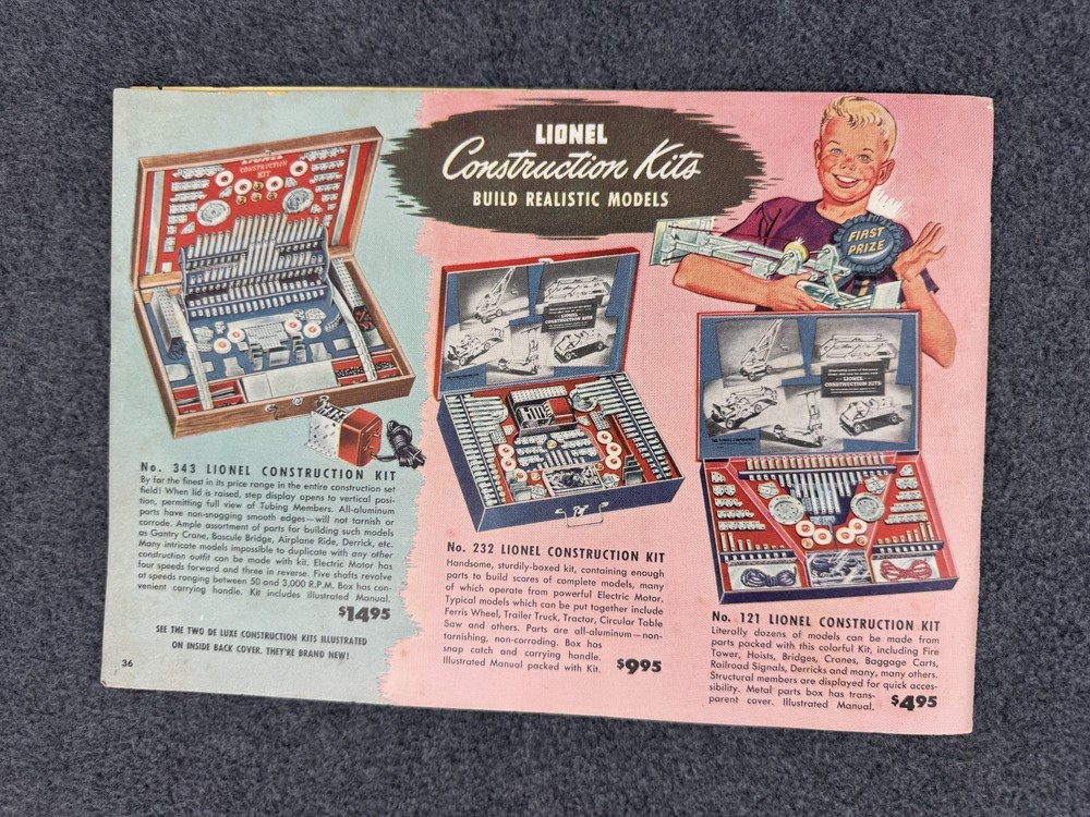 LIONEL Postwar 1948 Original Catalog COMPLETE NICE