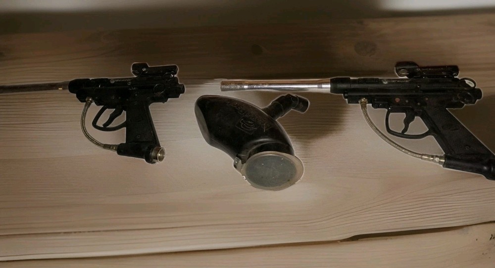 two paintball guns-Marauder