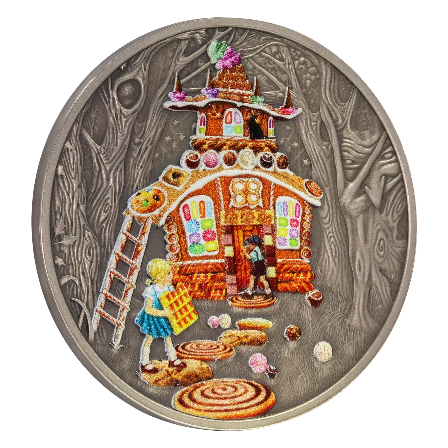 1 Dollar Silver Coin “Hansel and Gretel” – Fairy Tale Collectible Brothers Grimm