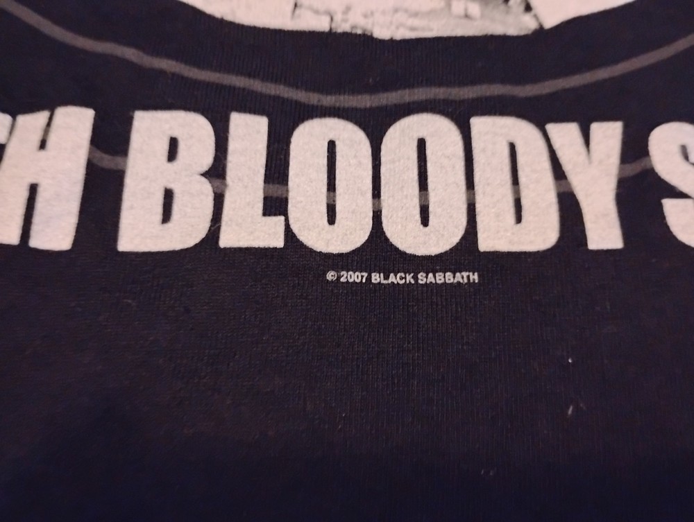 2007 -OZZY OSBOURNE(SZ-S34/36-HANES) ROCK-SHIRT(NEVER WORN BLACK SABBATH