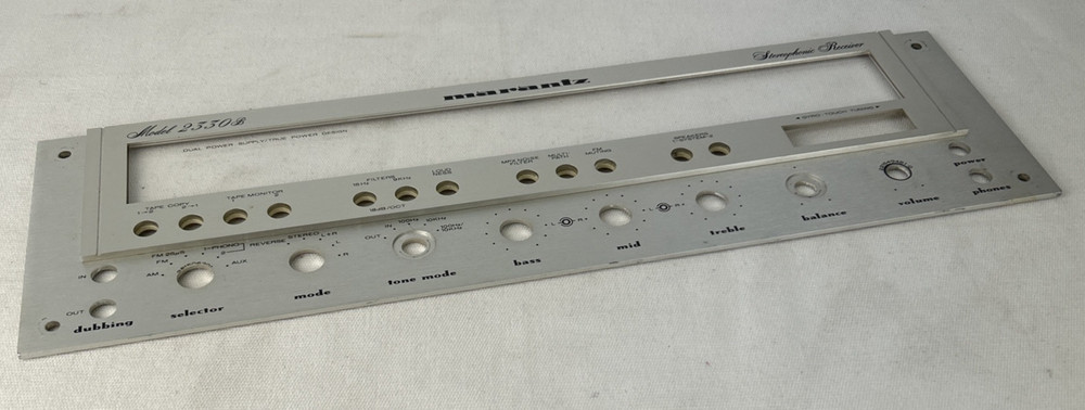MARANTZ 2330b RECEIVER FACEPLATE ORIGINAL