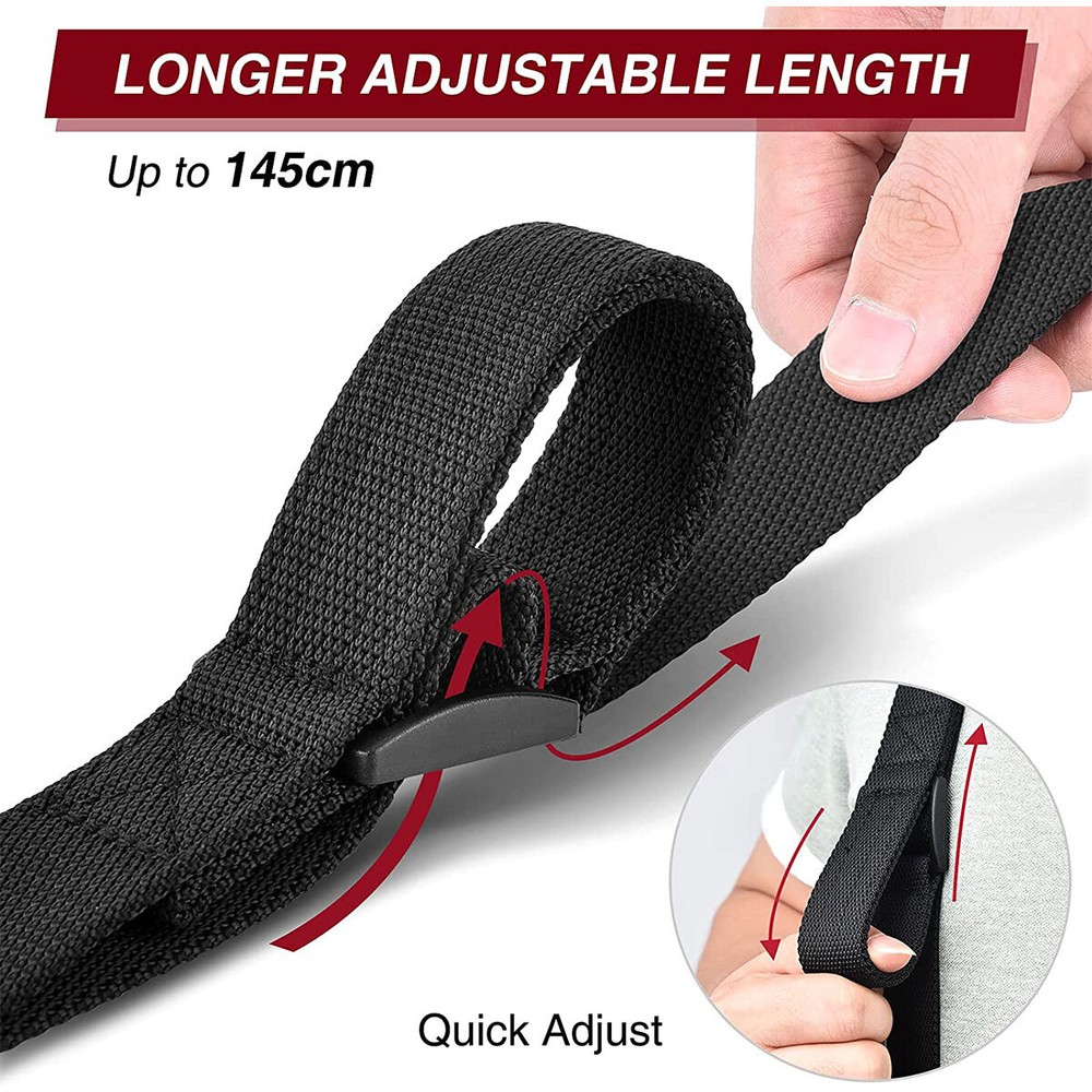 1.25" Wide Rifle Gun Sling Nylon Webbing Strap Adjustable 2-Points w/ Fast Loop