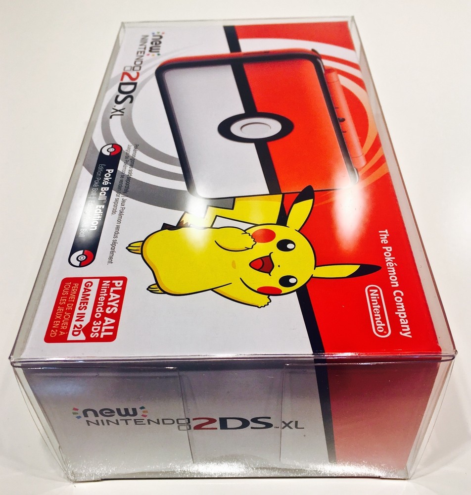1 Box Protector for NINTENDO 2DS XL Console Boxes (NTSC) Clear Case