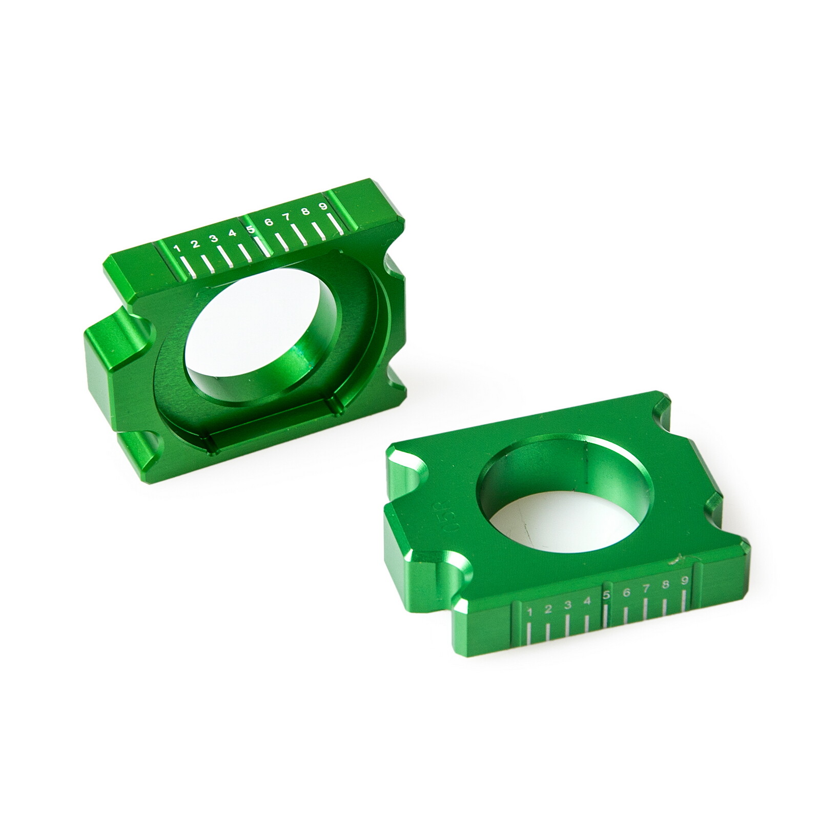 Rear Axle Blocks Chain Adjuster For Kawasaki KX125 KX250 03-08 KX250F 2004-2016