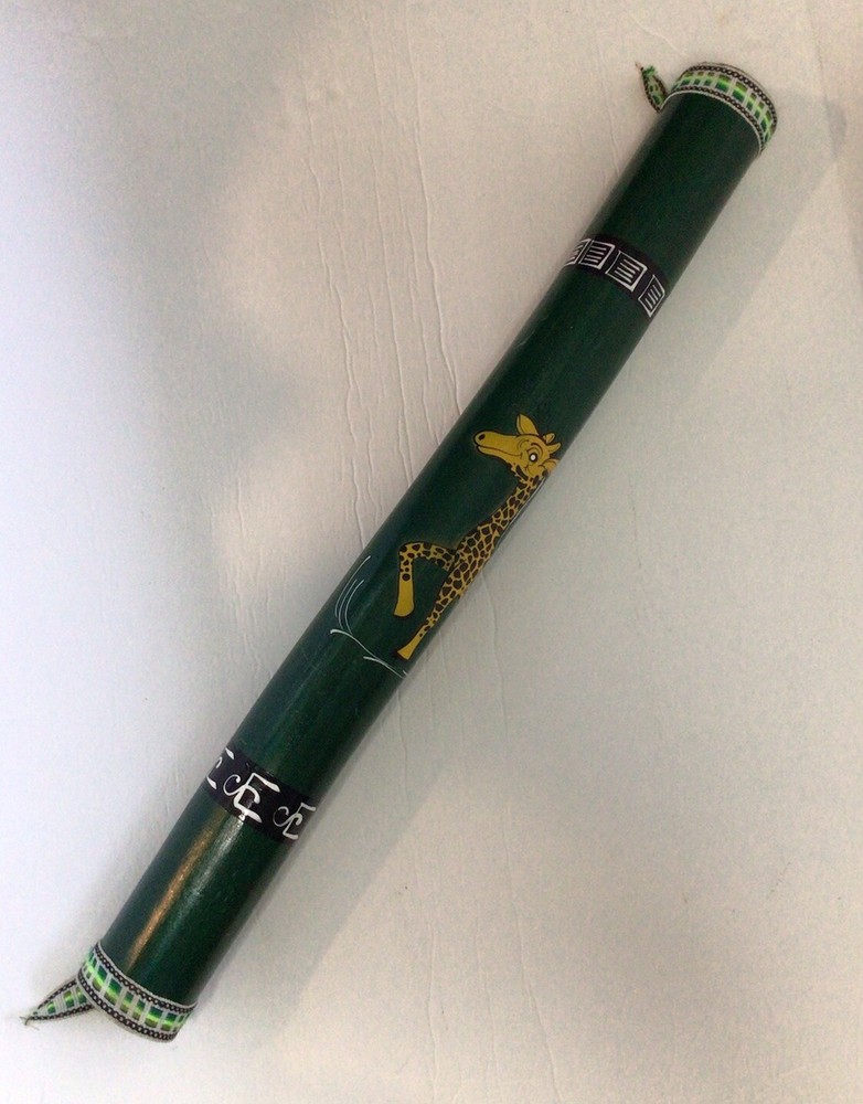 Giraffe Hand Painted Rain Stick
