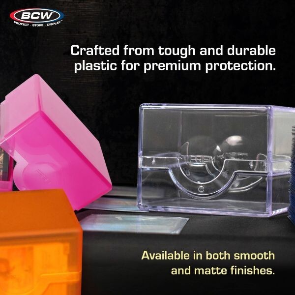 1 BCW Infra Red Matte Prism Deck Case