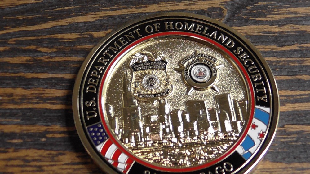 HSI SAC Chicago Gangs & Violent Crimes Task Force Challenge Coin #D690