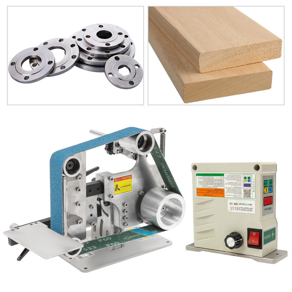 Adjustable Electric Belt Sander 36"x2" Variable Speed 0-5000RPM