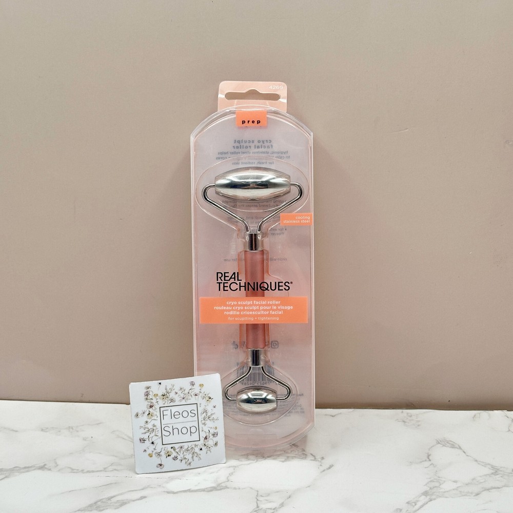 Real Techniques Cryo Sculpt Facial Roller - Sealed & Authentic