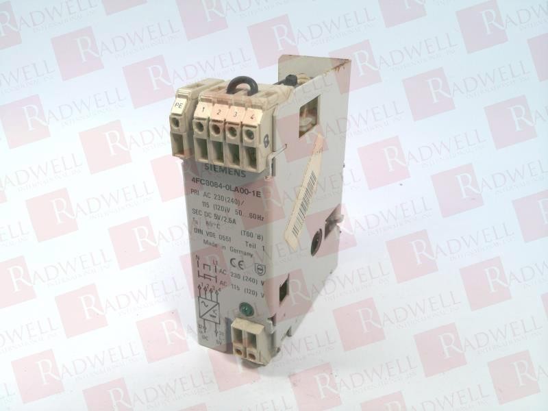 SIEMENS 4FC8084-0LA00-1E / 4FC80840LA001E (USED)