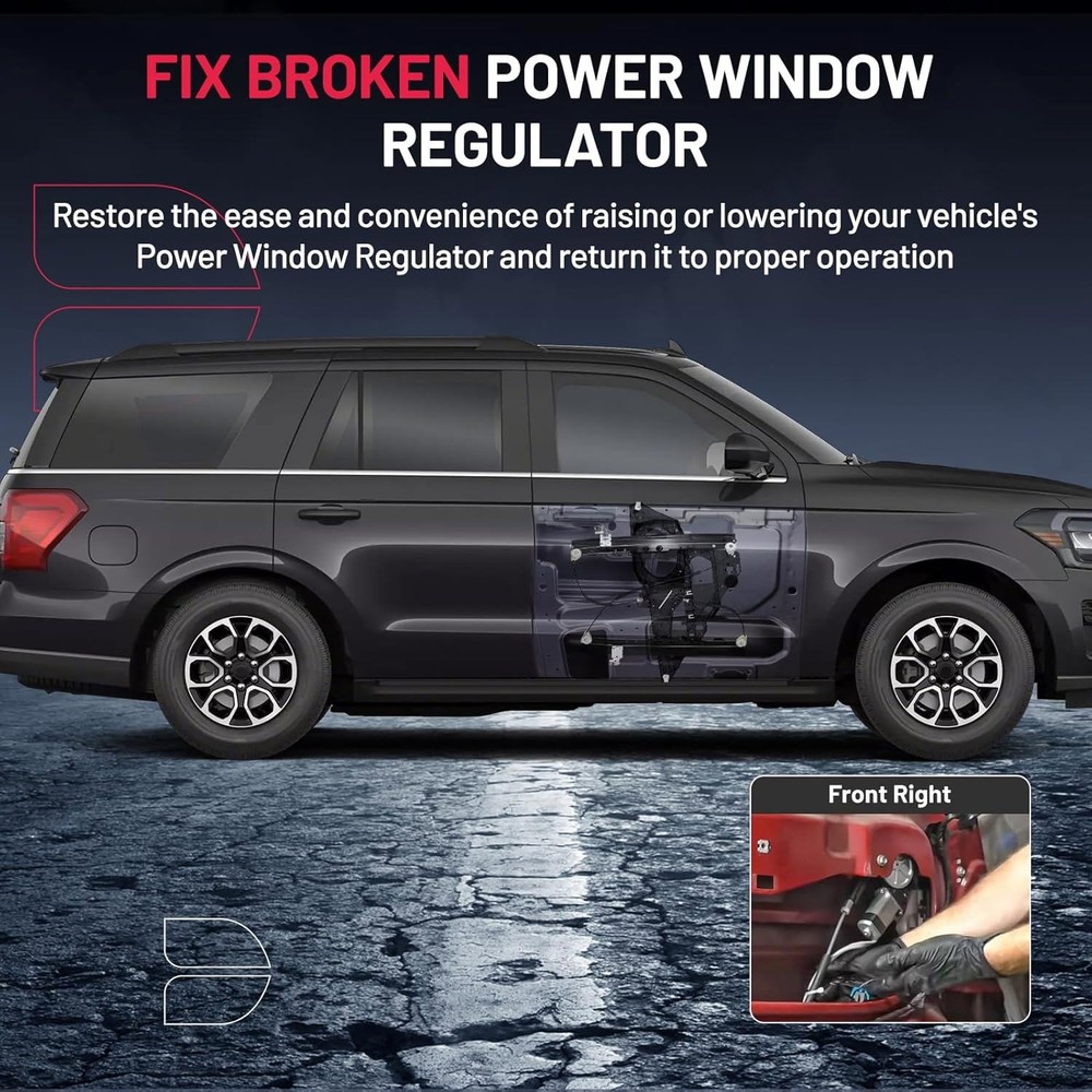 Passenger Side Power Window Regulator Front Right For Ford Expedition 2003-2006