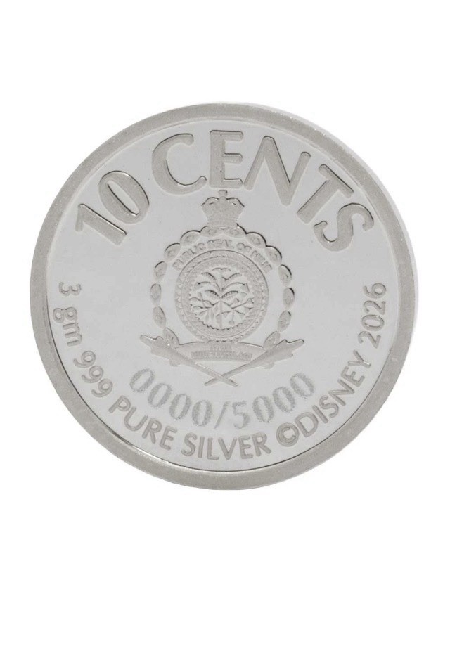 2026 Agoro Disney Ducktales Scrooge McDuck - Lucky Dime 3g Silver Coin /5000 NEW