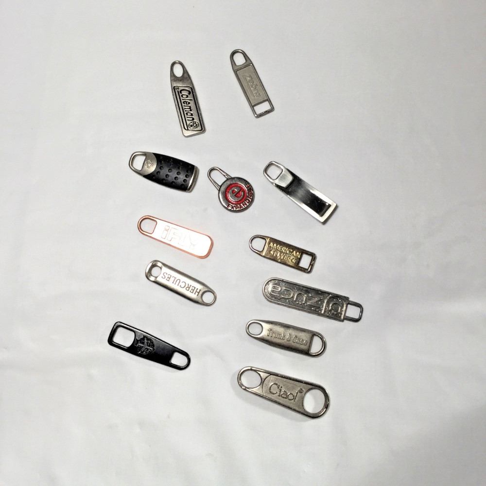 Twelve Replacement Zipper Pulls for Suitcases Luggage Weekender Samsonite iFLY