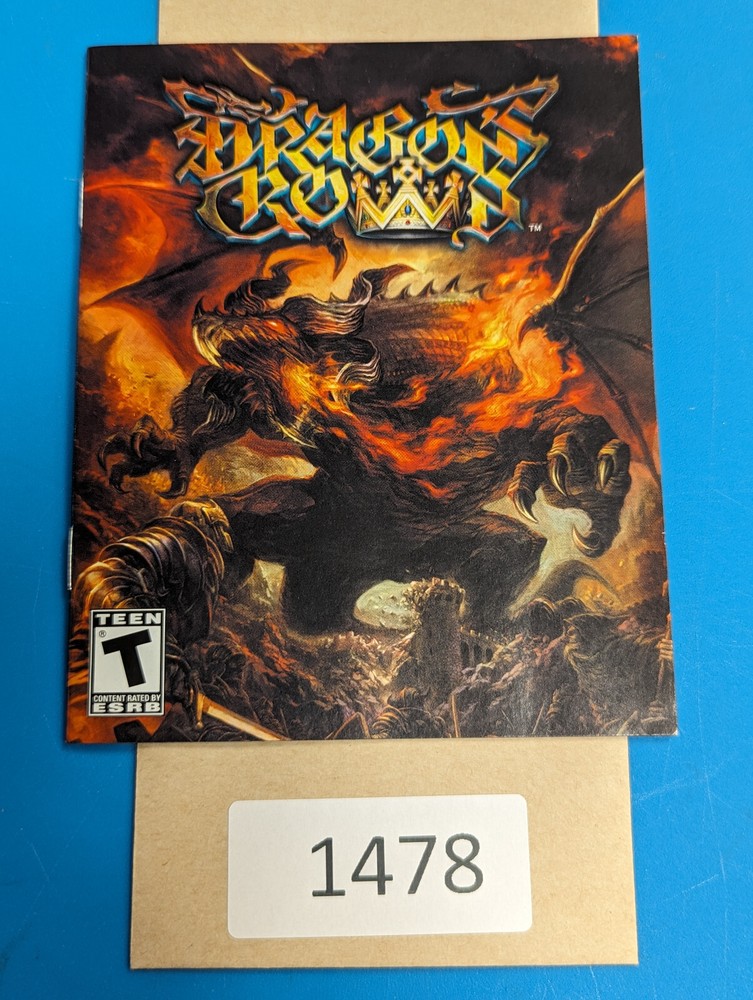 Dragons Crown - PS3 - Manual Only **NO GAME!