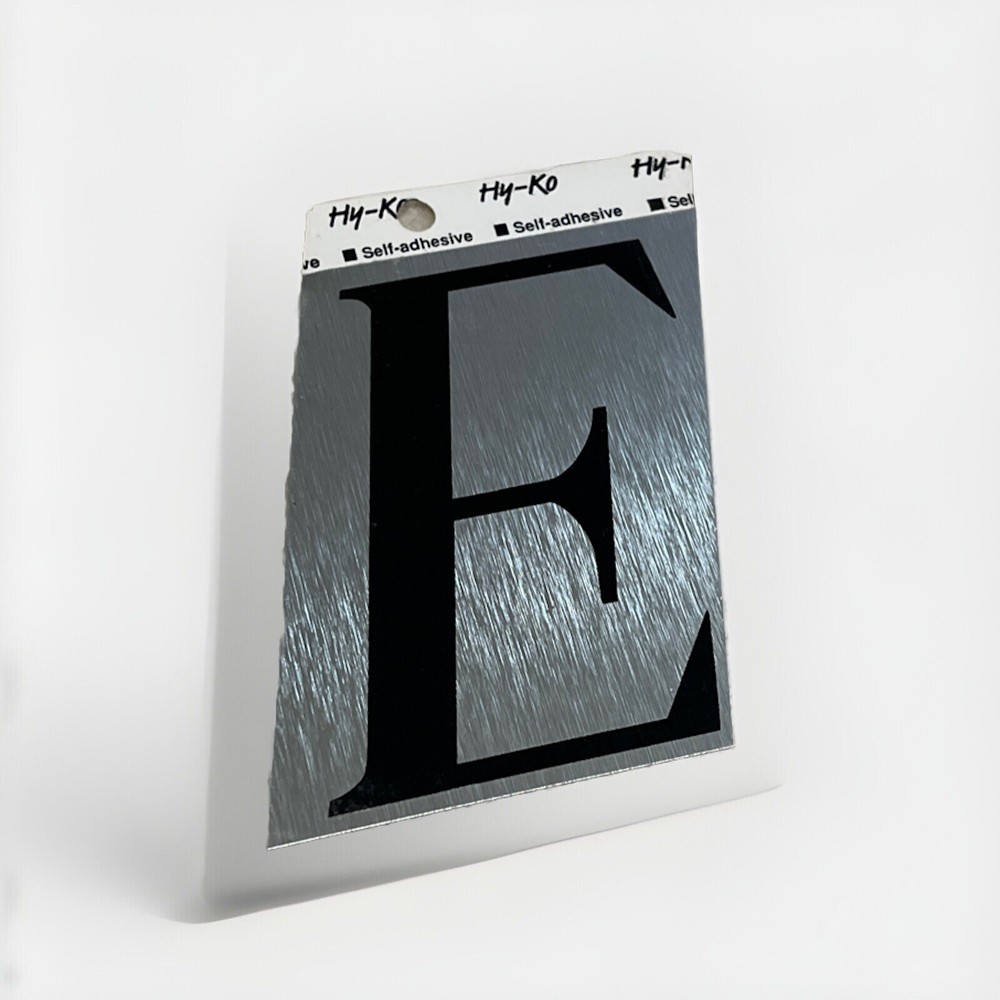 Self adhesive Reflective “W” letter chrome W