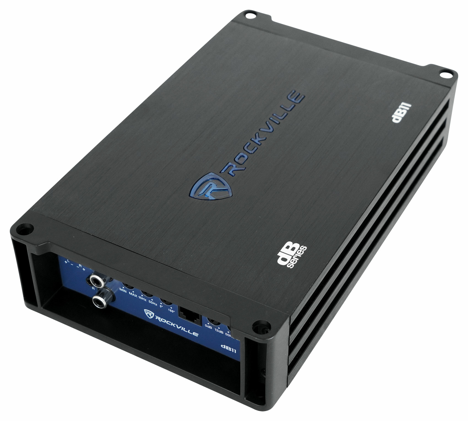 Rockville SK510 PACKAGE 10" 1200w Loaded K5 Car Subwoofer Enclosure+DB11 Amp