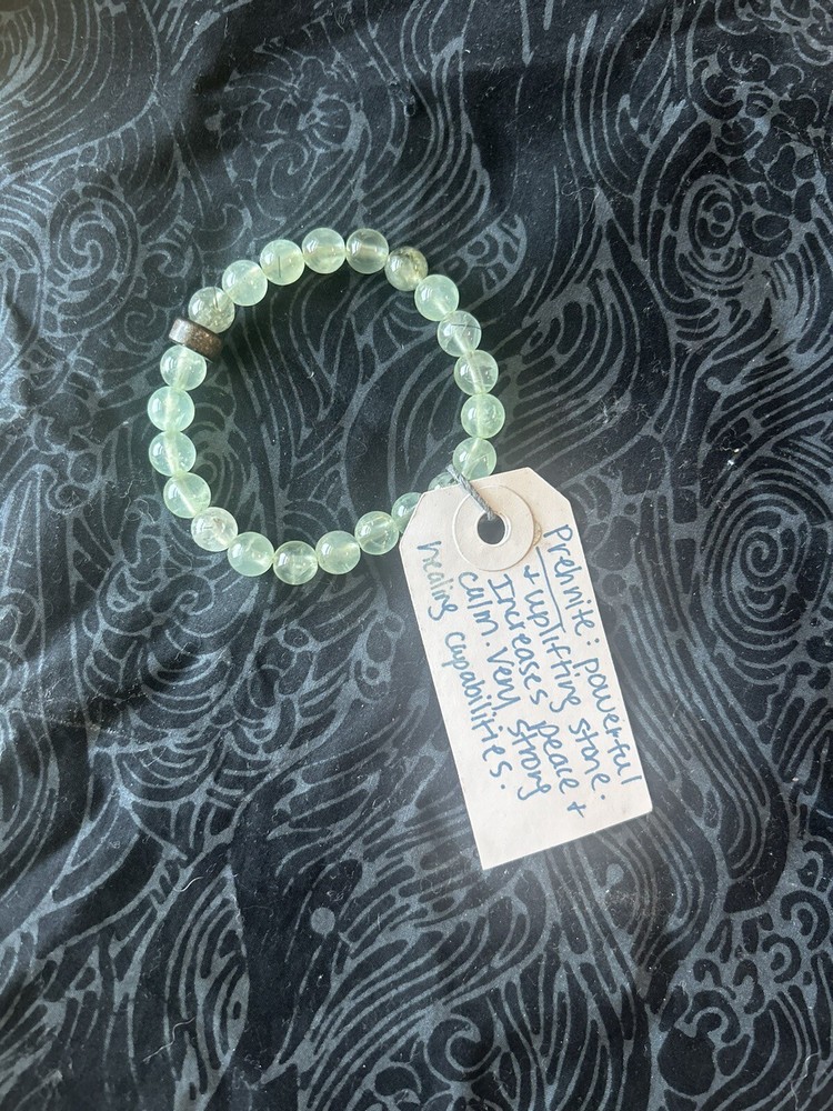 Prehnite Crystal Bracelet Metaphysical
