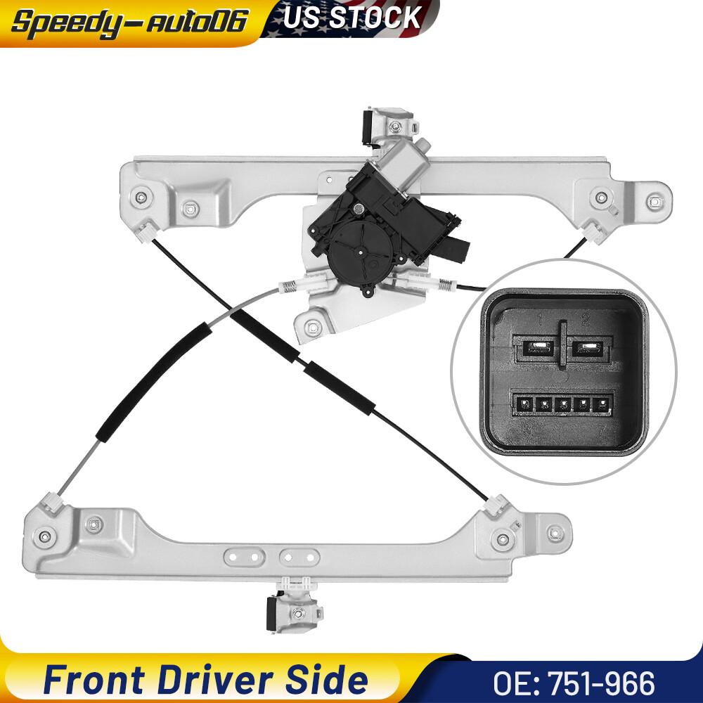 For 2010-2015 Cadillac SRX Front Driver Side Left LH Window Regulator with Motor