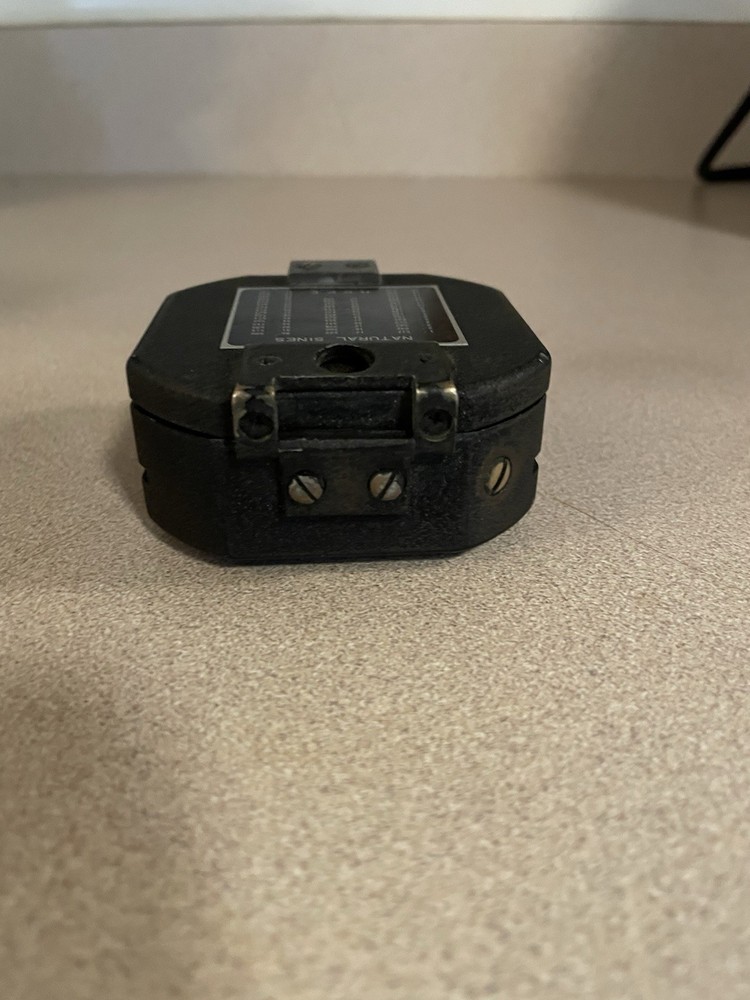 Vintage Compass With Hard Leather Case