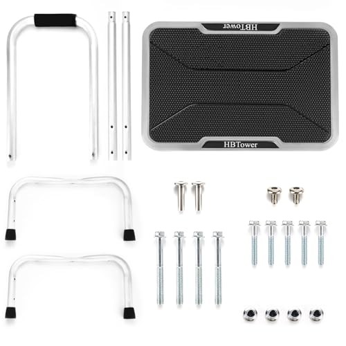 Aluminum Step Stool with Handle for Elderly, Lightweight 1-Step with Handle