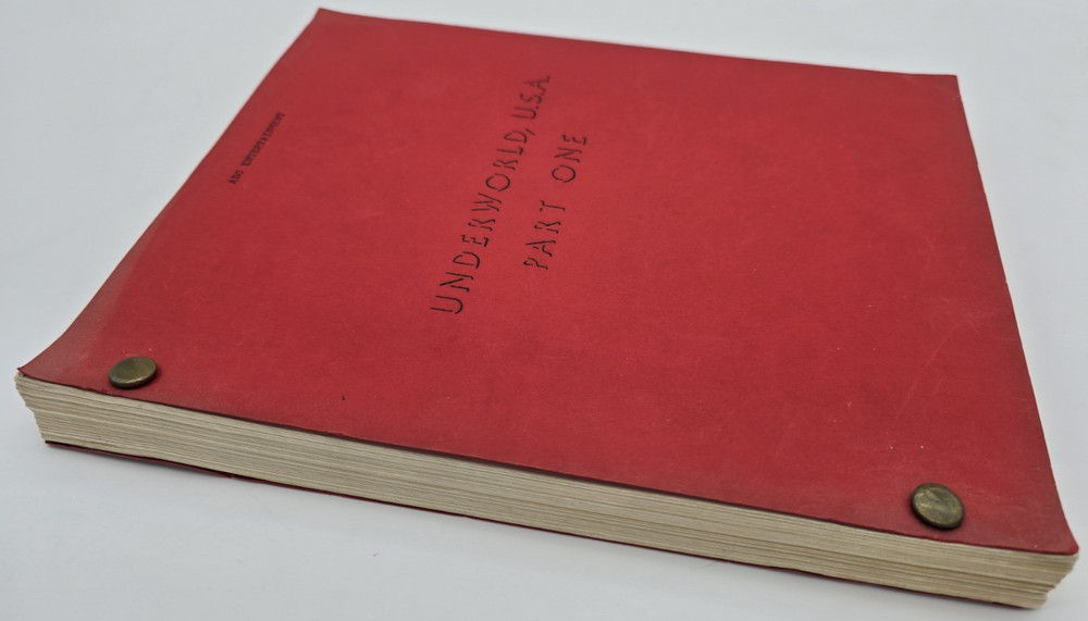 UNDERWORLD, U.S.A.: PART ONE / Abram S. Ginnes 1976 Unproduced Screenplay Script