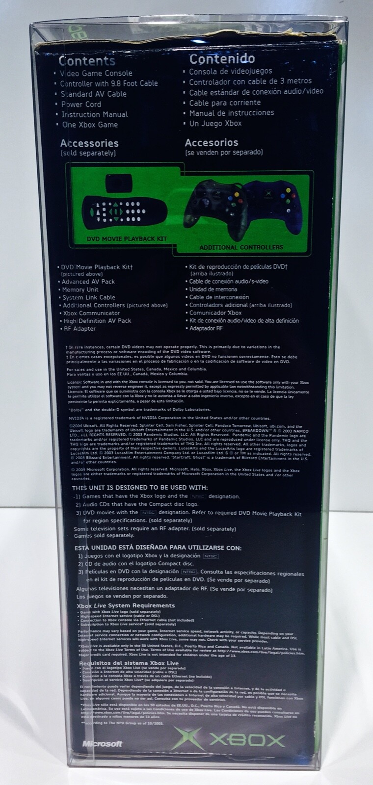 1 Console Box Protector For Original XBOX HALO Edition ETC. READ DESCRIPTION!