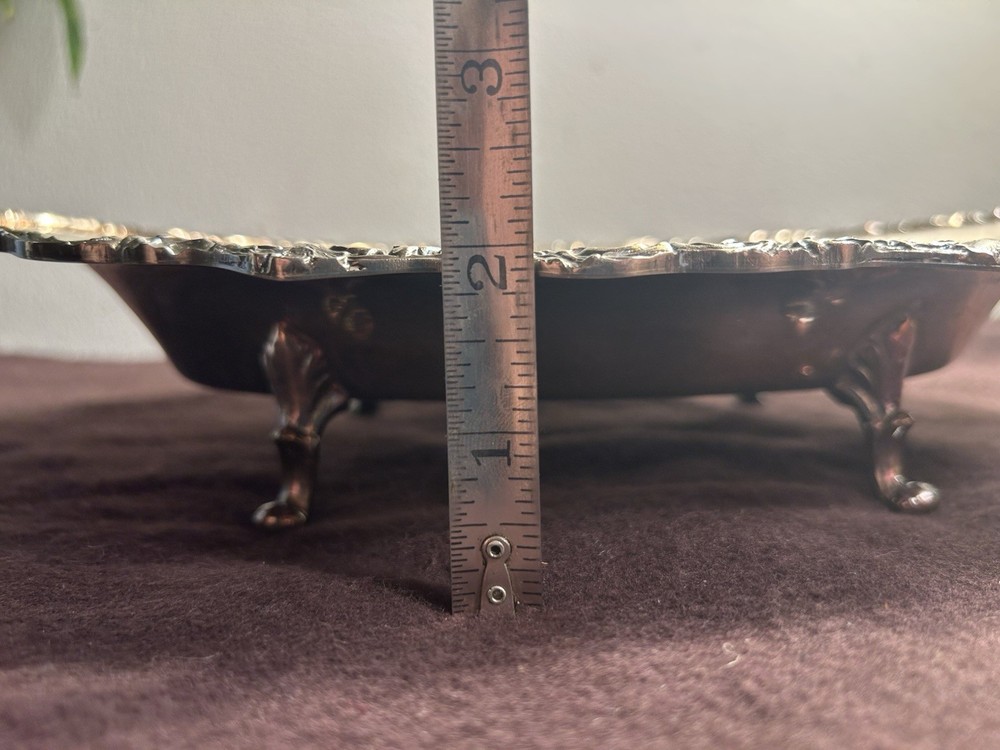 Silver Plate Footed (Heavy)