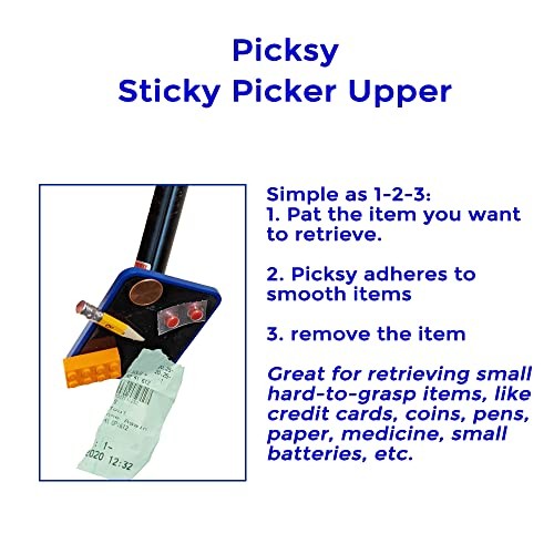 Compact Sticky Picker-Upper | Reaching Aid