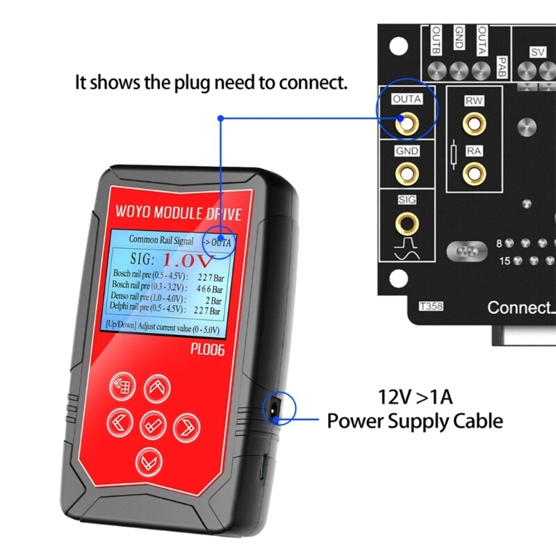 Stepper Motor Tester Diagnostic Tool For Coil Injector