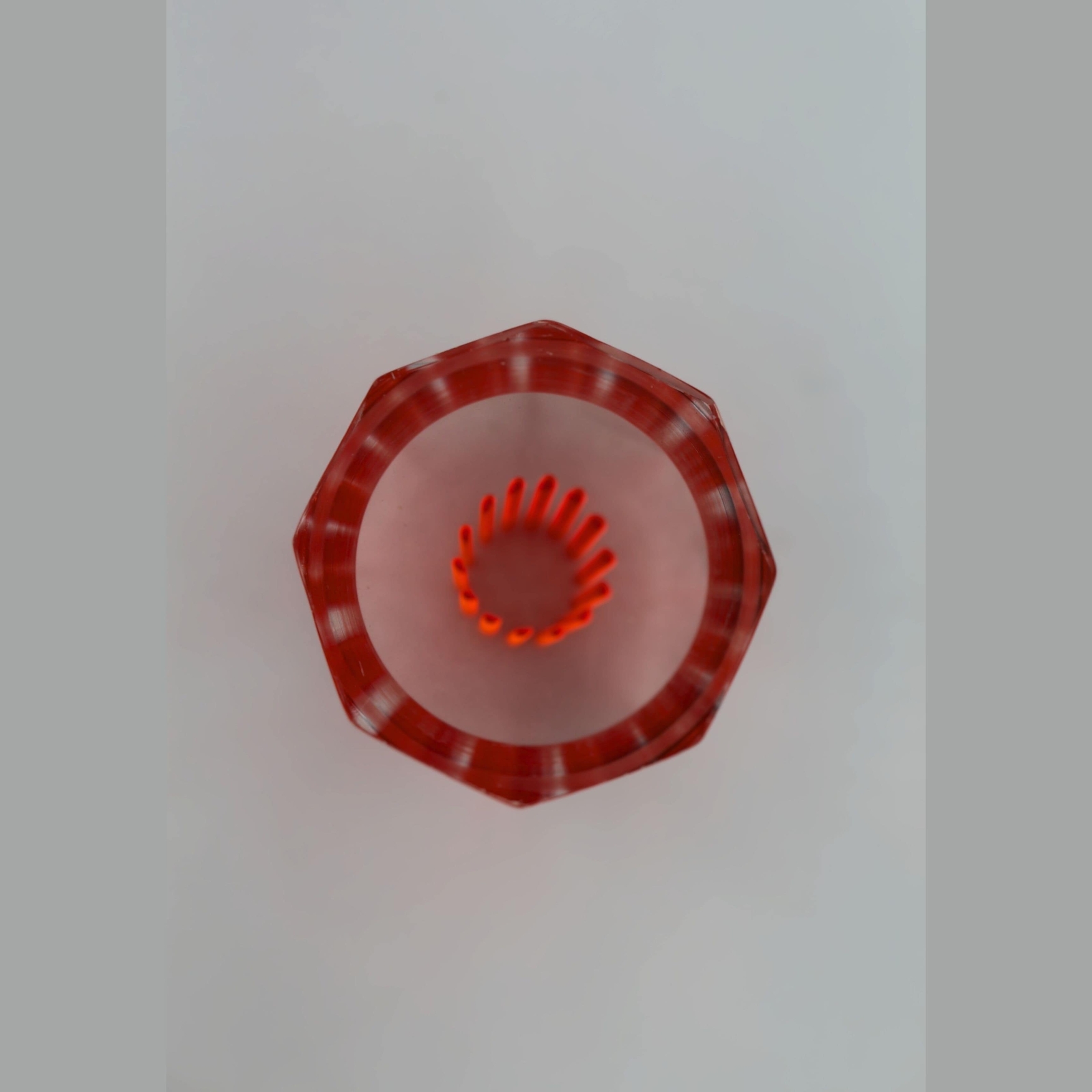 Roulette Marker Dolly Clear Acrylic w Red Prism NEW (rmr)