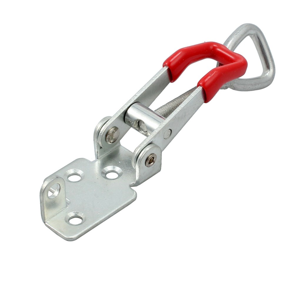 4PCS Metal Cabinet Latch Catch Adjustable Toggle Latch Lock Clamp Hasp Cupboard