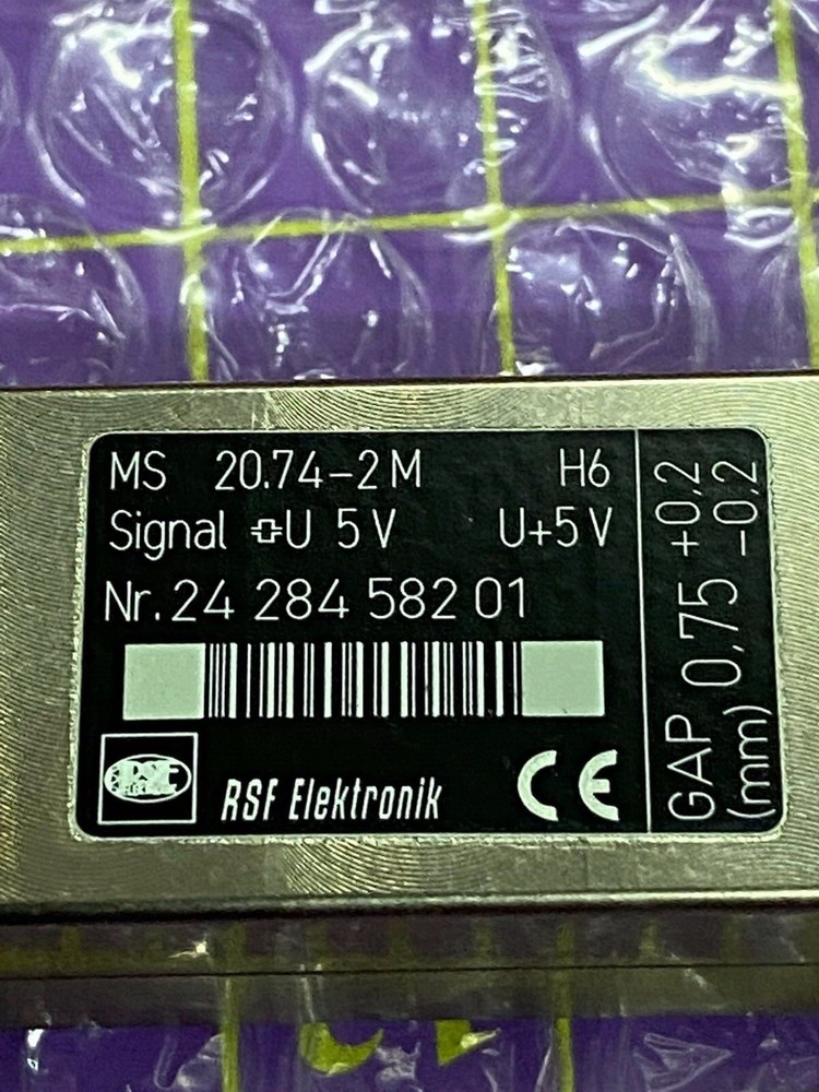RSF Elektronik MS 20.74-2M LINEAR ENCODER HEAD & MS 2x,x4 MA ML 370mm scale