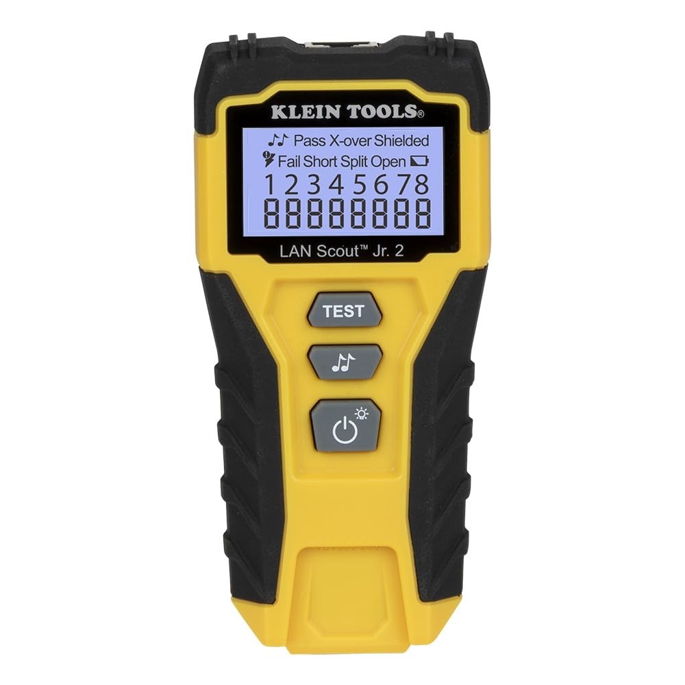 200 Cable Tester with Backlit LCD - Comprehensive Ethernet Testing Made Easy