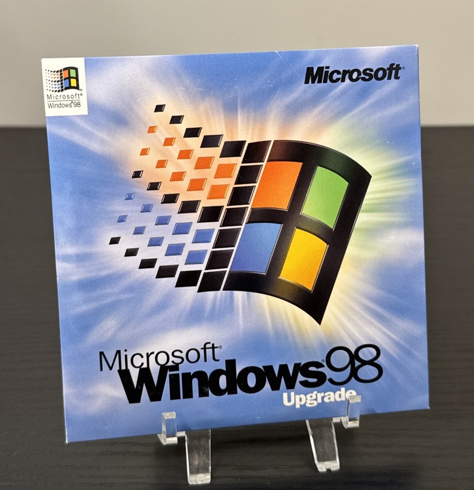 Microsoft Windows 98 Second Edition Upgrade Original Disc & Factory Sealed