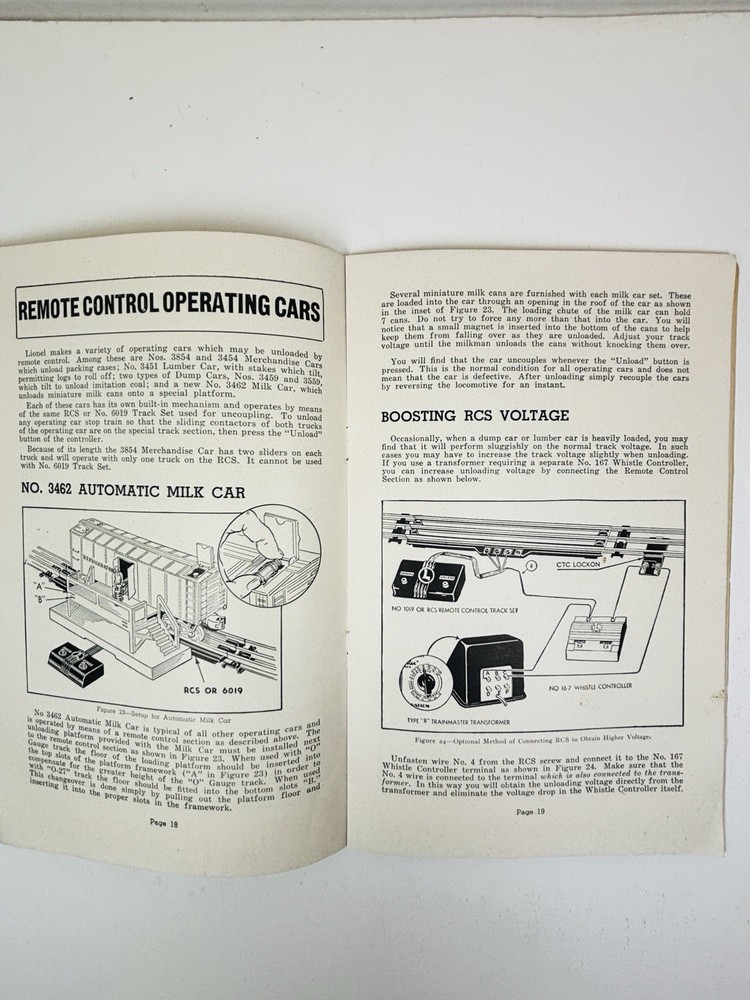Original Lionel 1948 INSTRUCTIONS FOR ASSEMBLING & OPERATING LIONEL TRAINS Book