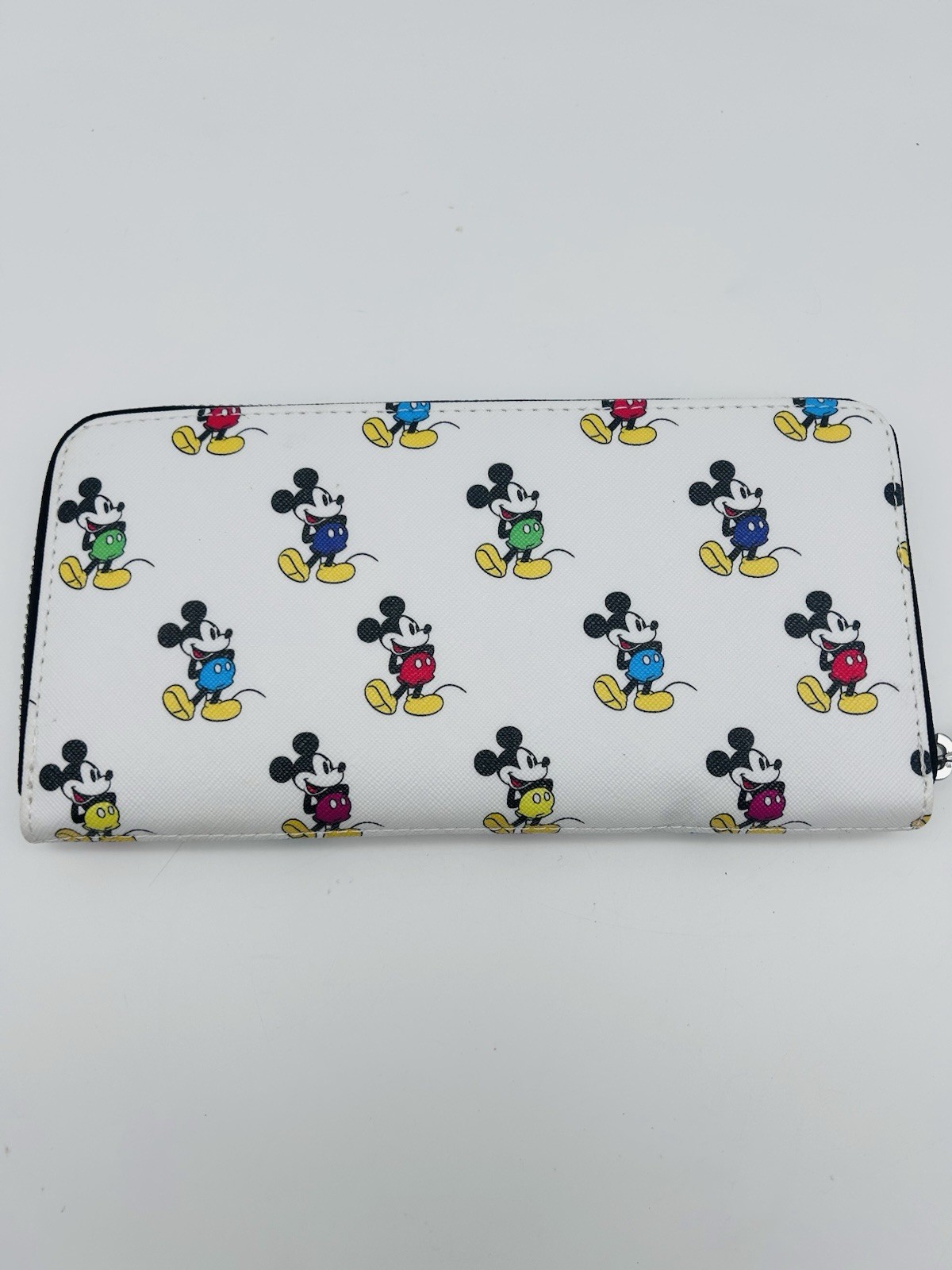Disney Parks Loungefly Womens Wallet Mickey Mouse All Over Print Zip Around