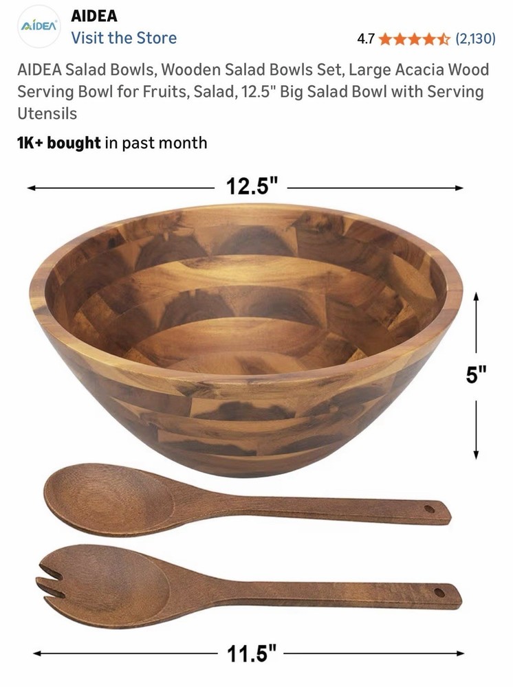 Wooded Server Set