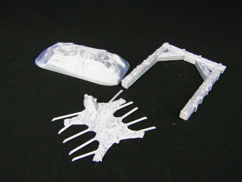 Bear Hide Tanning Mount Scatter Terrain Scenery 3D Printed Mini Miniature Model