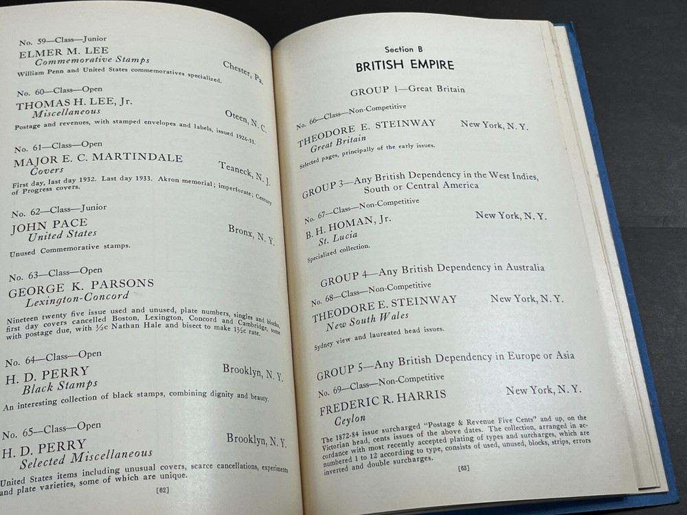 National Stamp 1934 Exhibition Guide Book RCA Building Rockefeller Center