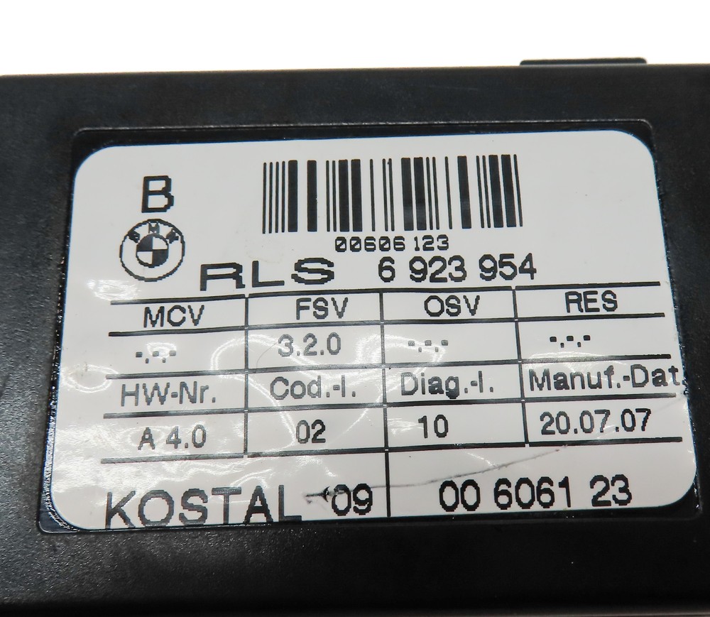 2007 BMW Z4 (E85) 3.0L FRONT WINDSHIELD RAIN SOLAR LIGHT SENSOR MODULE